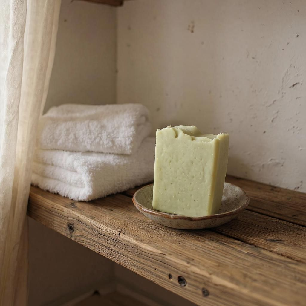 Tobacco & Bay Leaf Tallow Soap with Goat Milk & Oats – Clean, Masculine Scent - Available 8/3