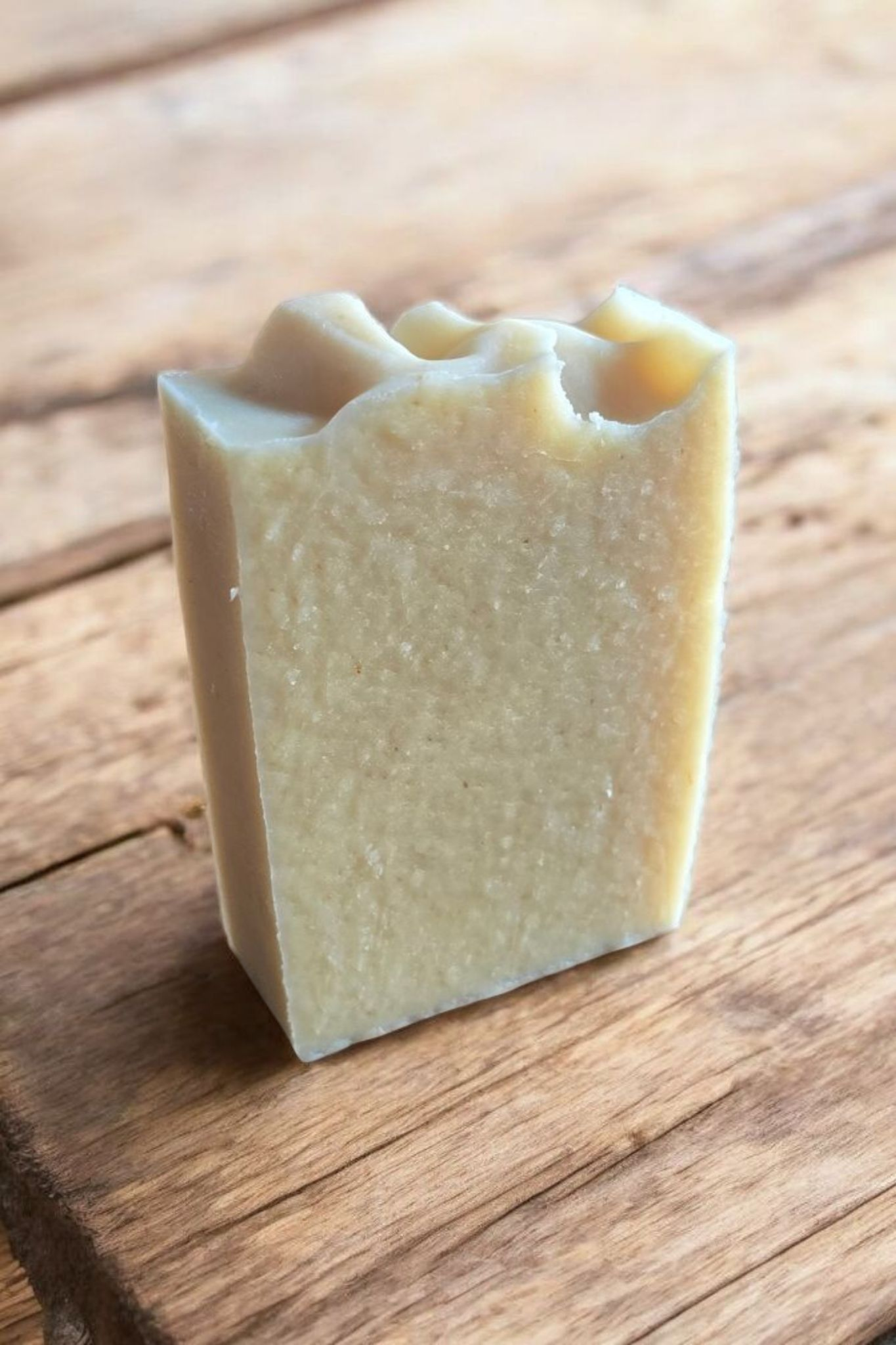 Unscented Tallow Soap with Goat Milk & Oats – Bare Naked Bar for Sensitive Skin