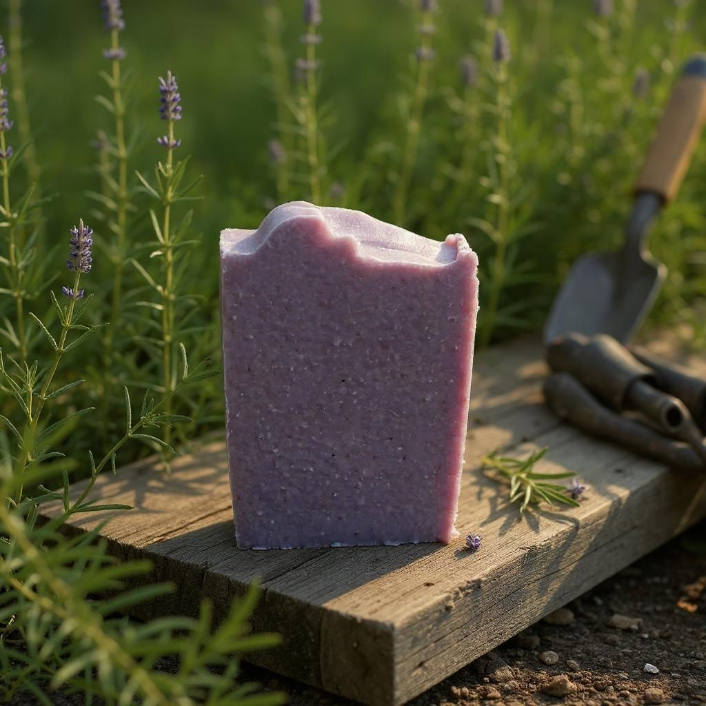 Bramble Berry Tallow Soap with Goat Milk & Oats – Sweet Summer Berry Bar - Available 8/1