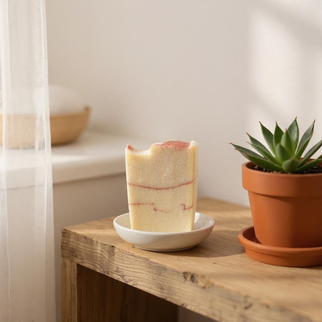 Sandalwood Tallow Soap with Goat Milk & Oats – Warm, Woodsy Bar - Available 8/3
