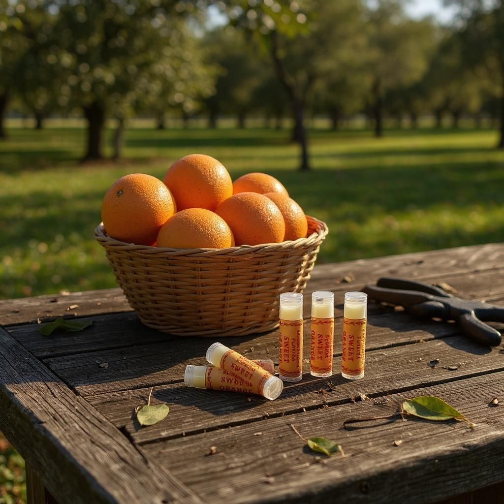 Sweet Florida Orange Tallow Lip Balm – Bright, Citrus Lip Moisture