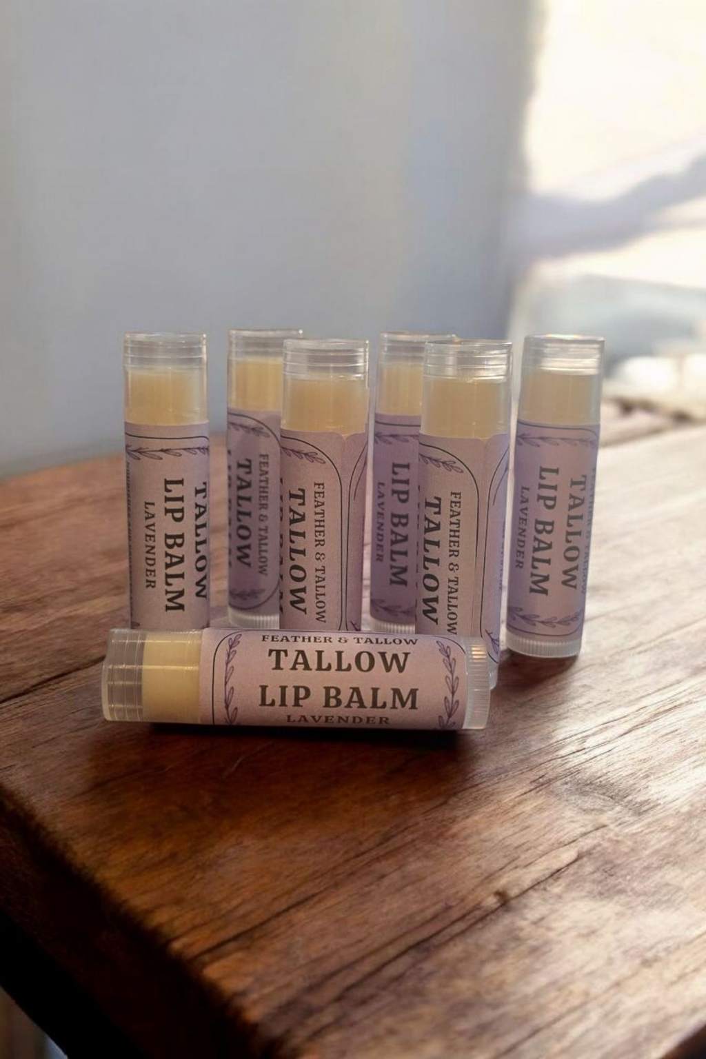 Lavender Tallow Lip Balm – Soothing, Old-Fashioned Lip Care